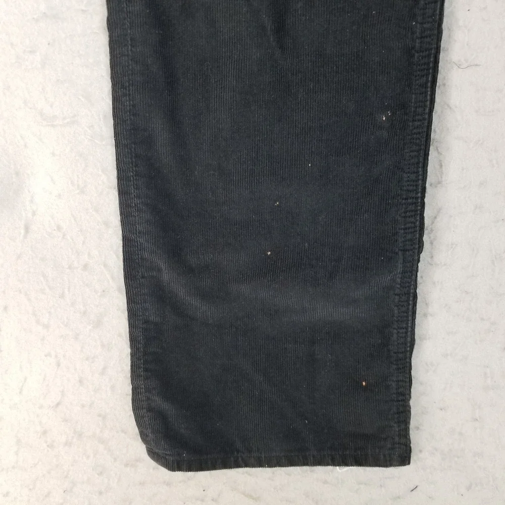 Banana Republic Pants Mens 34x30 Black Corduroy Straight Fit 100% Cotton Cords